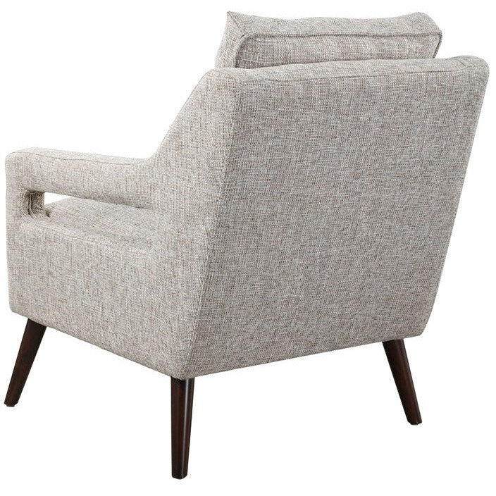 Uttermost O’Brian Natural Stone Linen Contemporary Armchair - Image 6