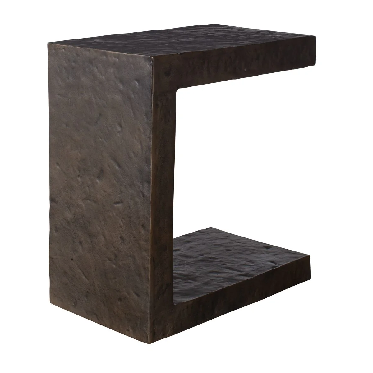 Uttermost Obra Dark Bronze Outdoor Side Table - Image 5