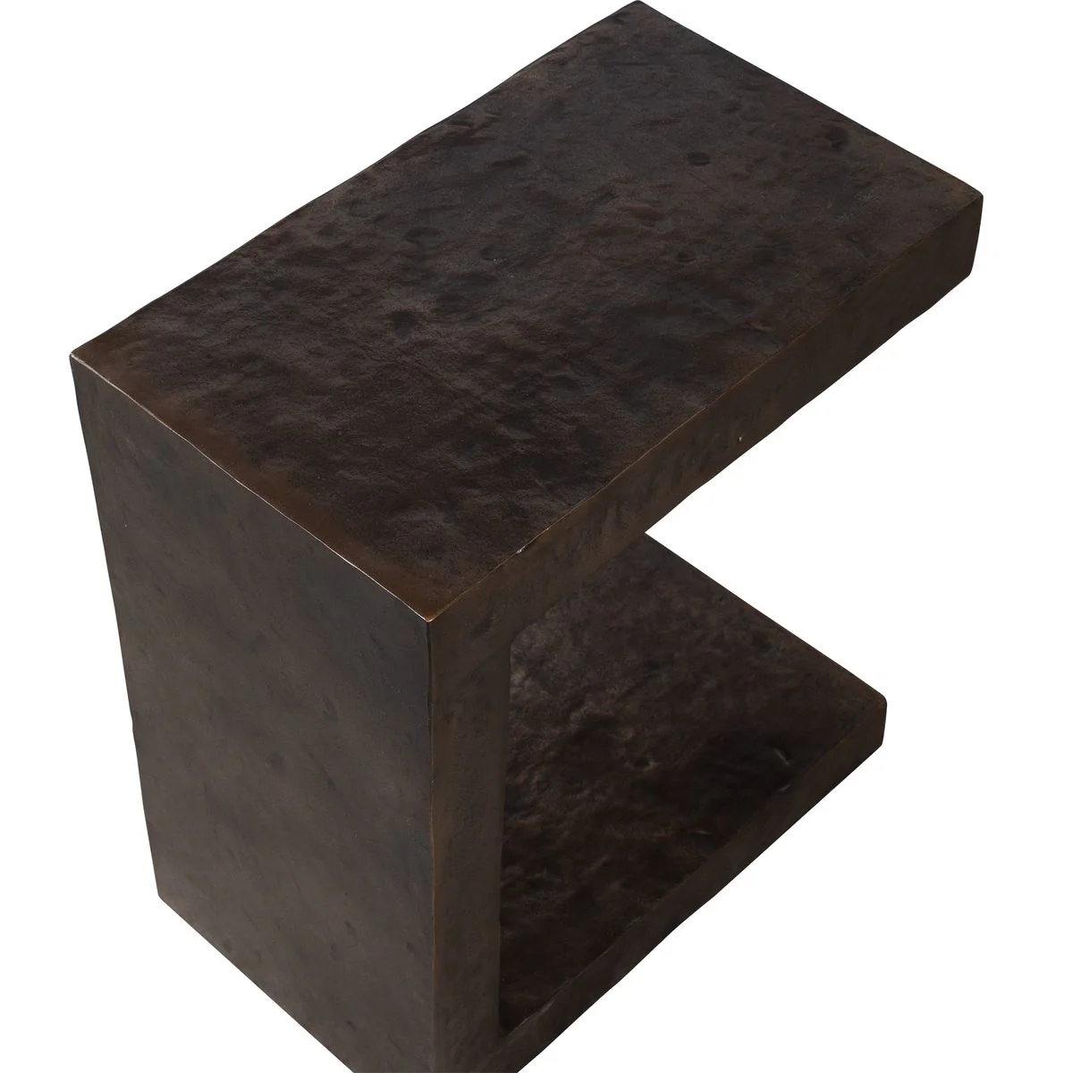 Uttermost Obra Dark Bronze Outdoor Side Table - Image 6