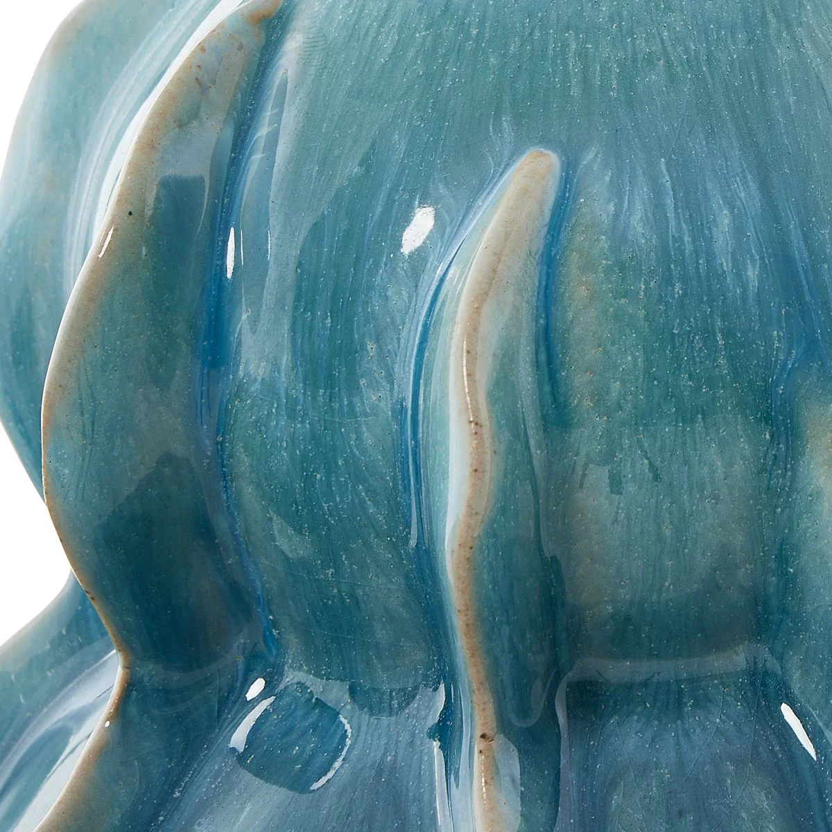 Uttermost Ocean Wave Set of 2 Ceramic Vases ~ Indoor And Outdoor Use - Image 4