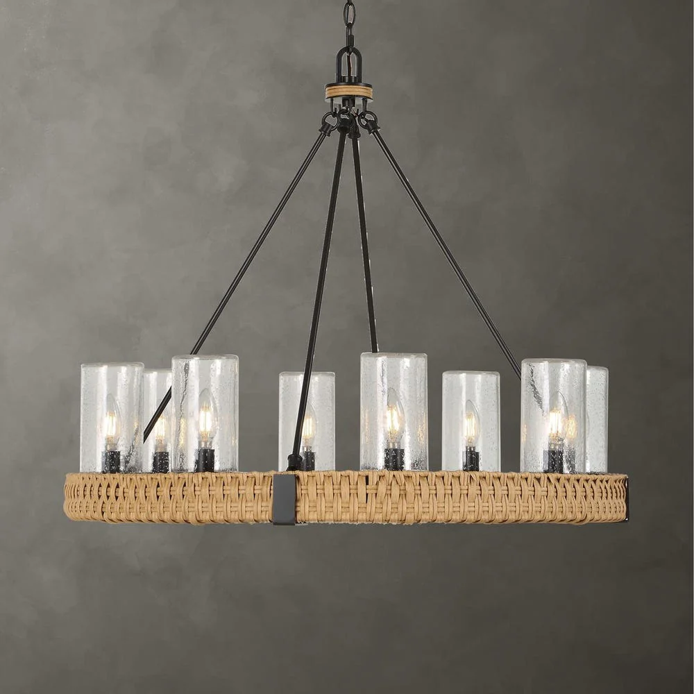 Uttermost Palm Royal 8 Light Chandelier ~ Indoor And Outdoor Use