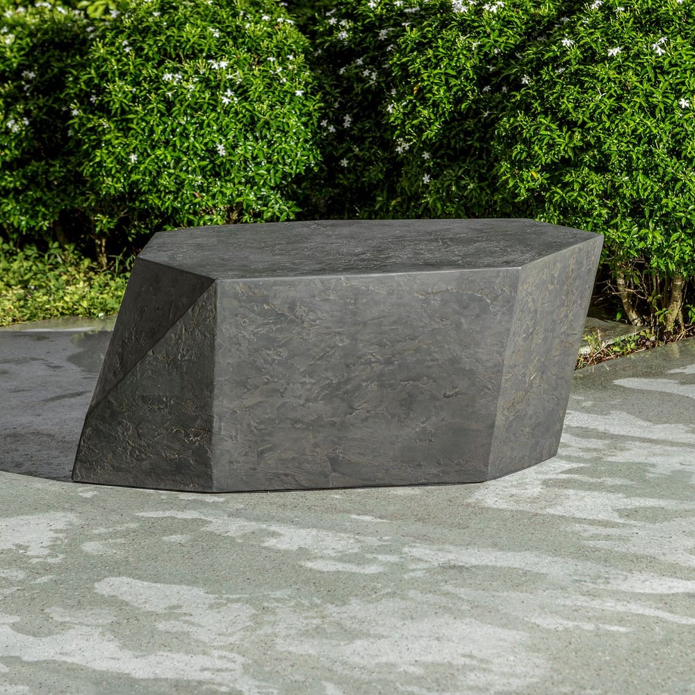 Uttermost Parra Indoor And Outdoor Coffee Table ~ Slate - Image 3