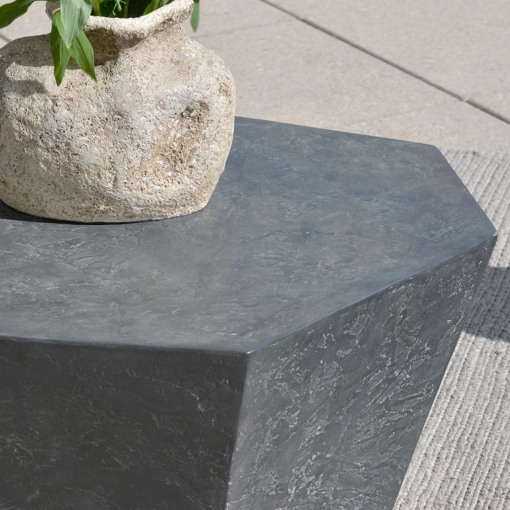 Uttermost Parra Indoor And Outdoor Coffee Table ~ Slate - Image 4