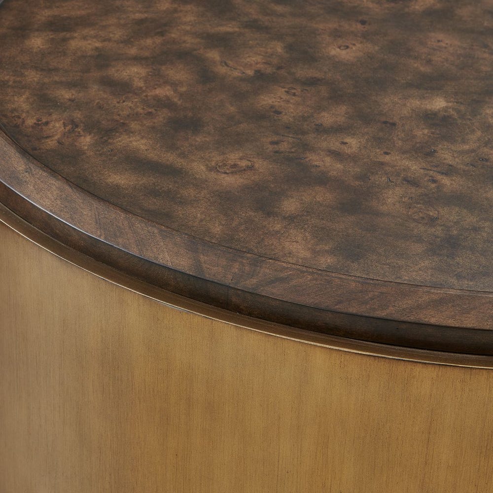 Uttermost Parrish Rich Mappa Burl Wood Coffee Table - Image 4