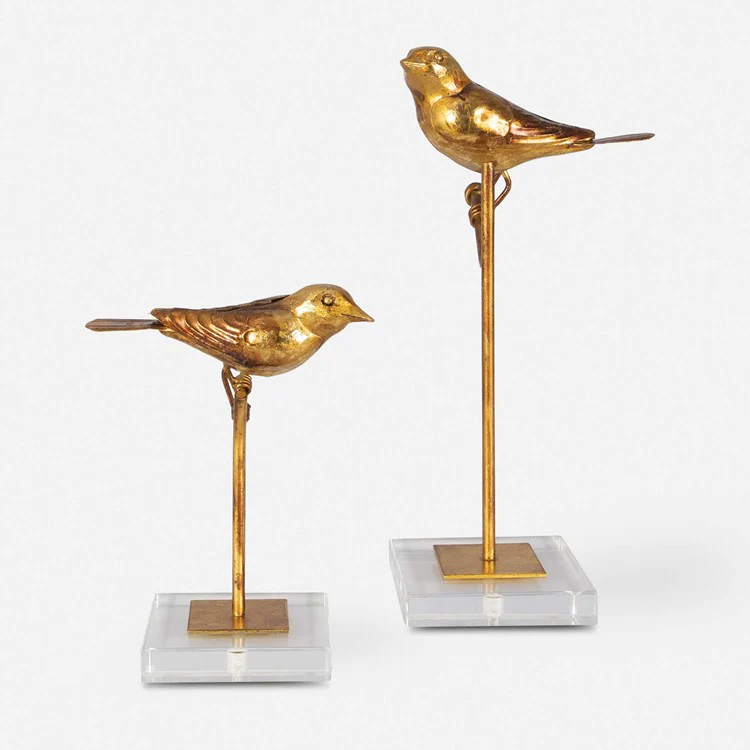 Uttermost Passerines Perched Birds Set of 2 Figurines - Image 2