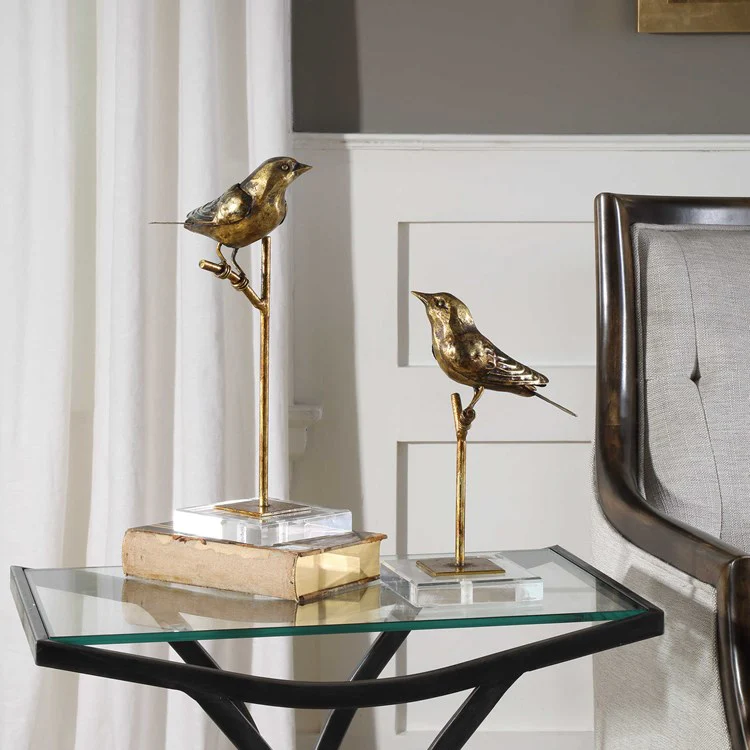 Uttermost Passerines Perched Birds Set of 2 Figurines - Image 3
