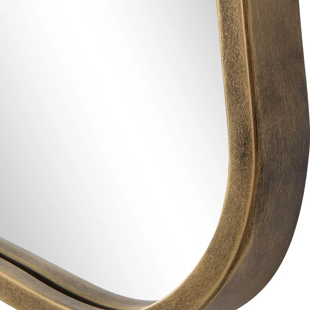 Uttermost Pavia Iron Antique Gold Vanity Mirror - Image 4