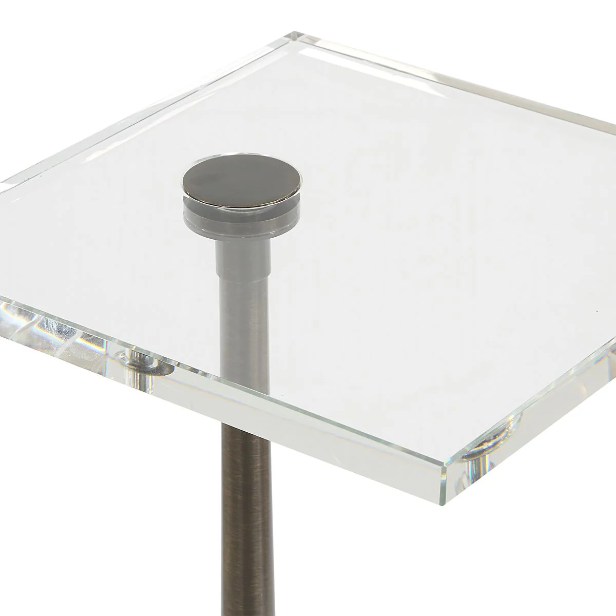 Uttermost Pelton White Marble Drink Table - Image 6