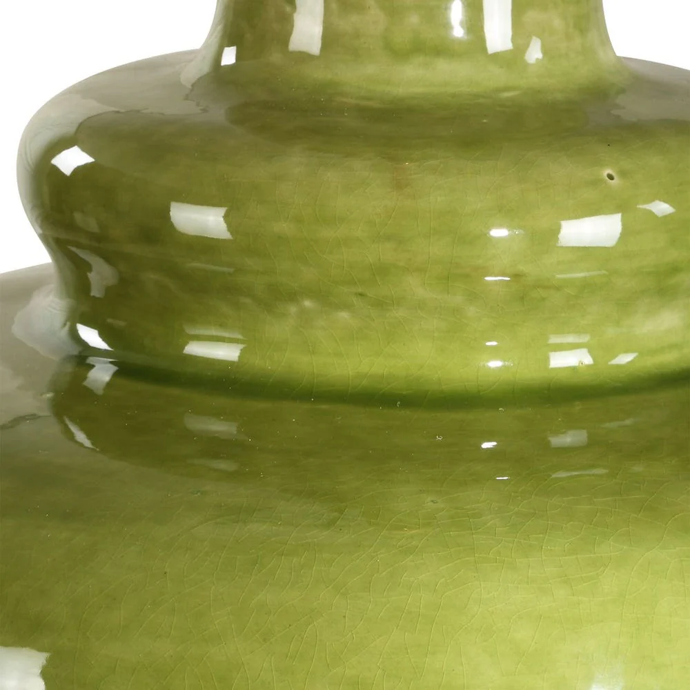 Uttermost Penny Moss Green Glaze Table Lamp - Image 6