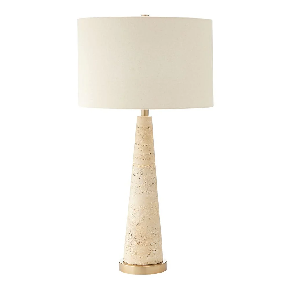 Uttermost Perkins Beige Travertine Table Lamp - Image 3