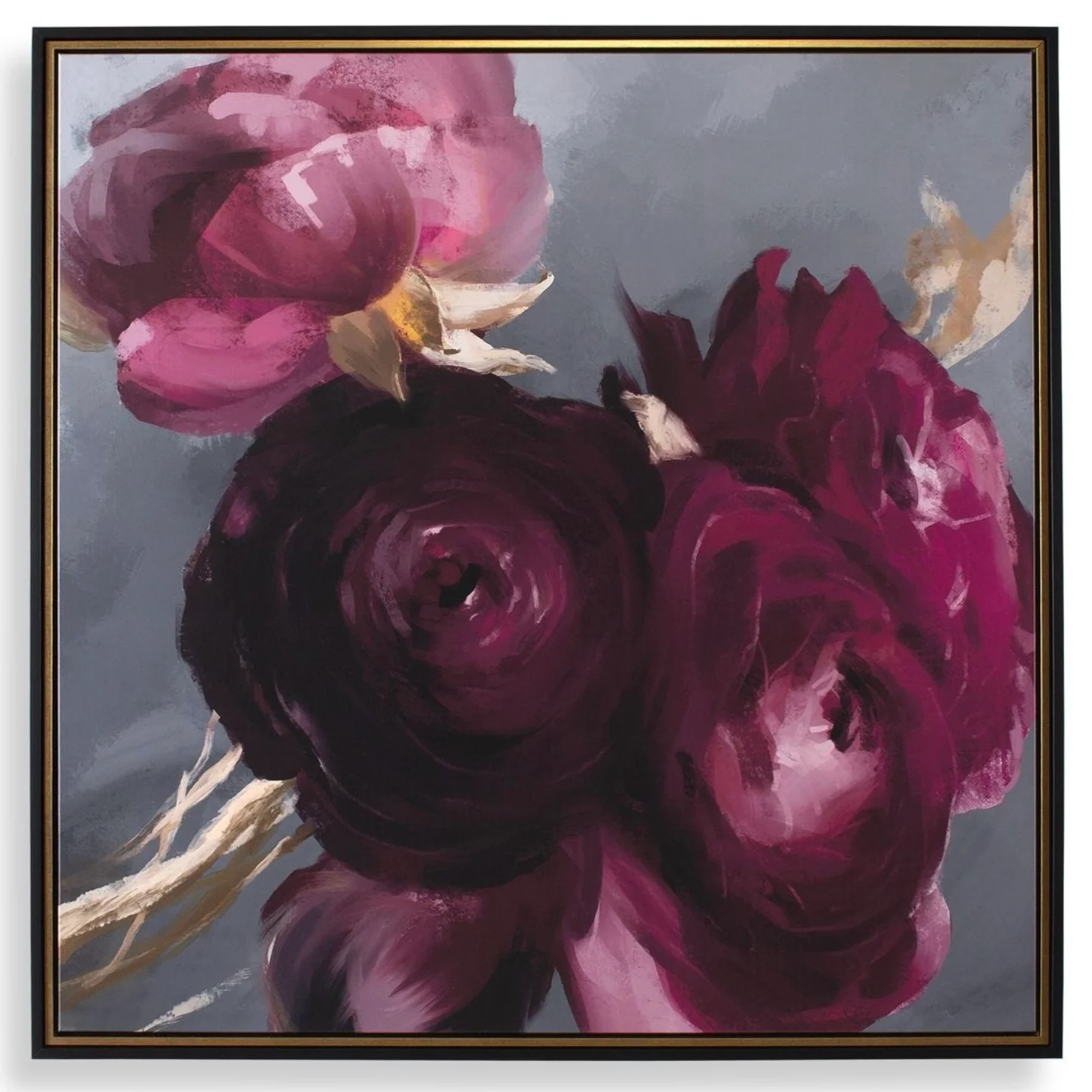 Uttermost Plum Ranculus Framed Canvas - Image 3