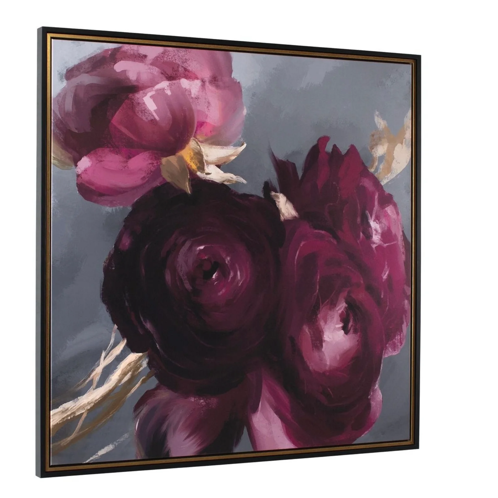 Uttermost Plum Ranculus Framed Canvas - Image 4