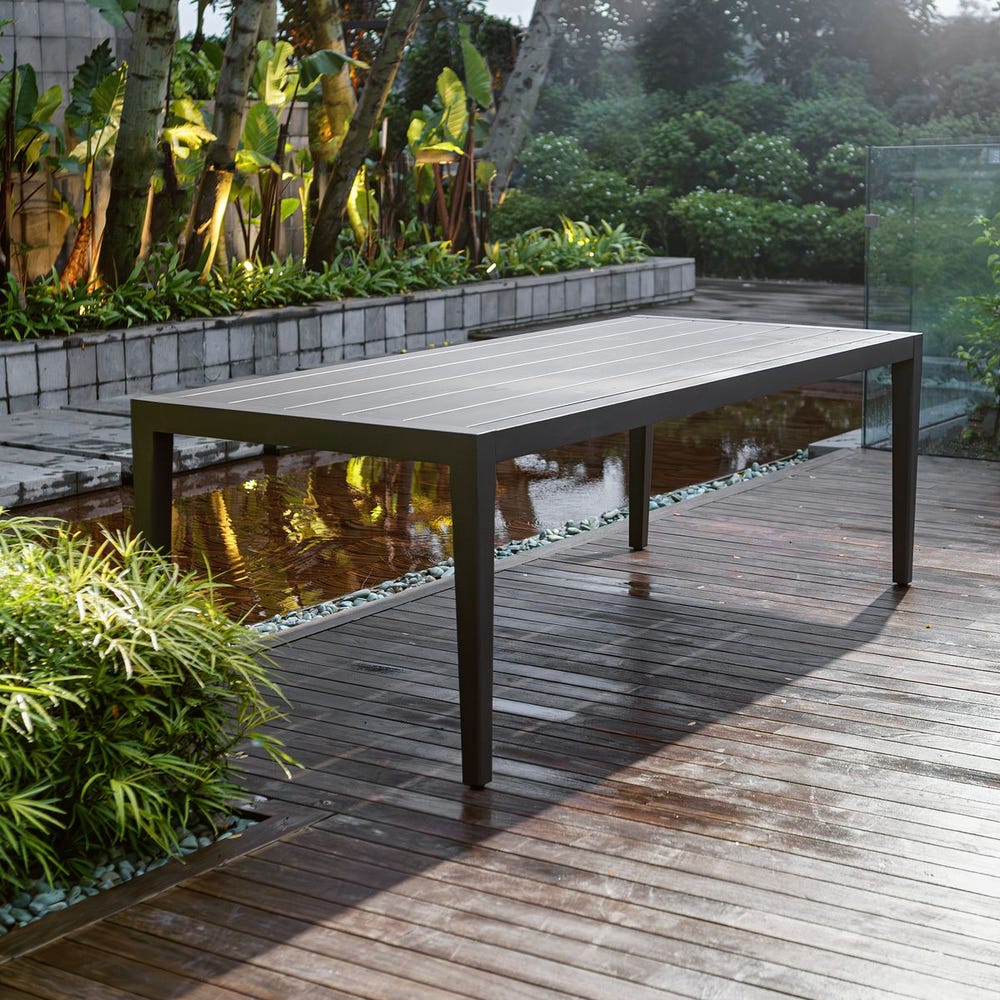 Uttermost Polanco Java Black Outdoor Dining Table - Image 2