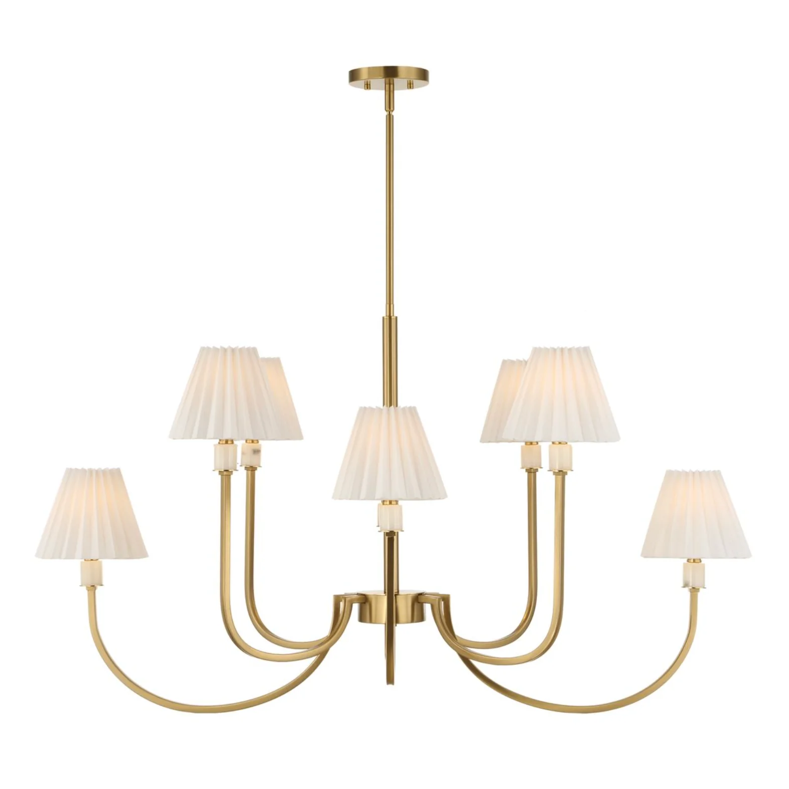 Uttermost Poppins Warm Brass Chandelier ~ 8 Lt - Image 6