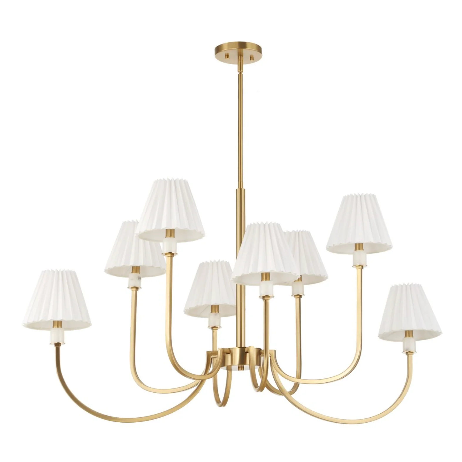 Uttermost Poppins Warm Brass Chandelier ~ 8 Lt - Image 9