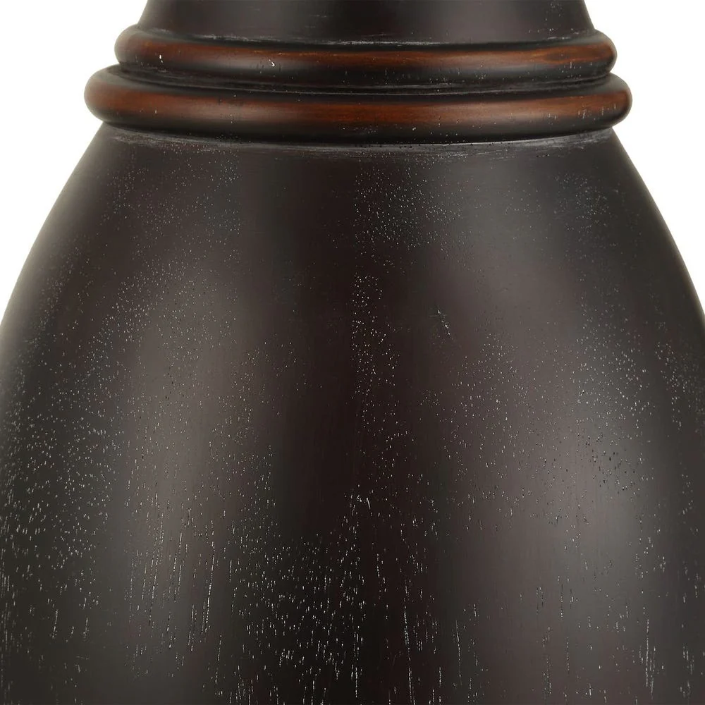 Uttermost Pravin Dark Bronzed Wood Floor Lamp - Image 5