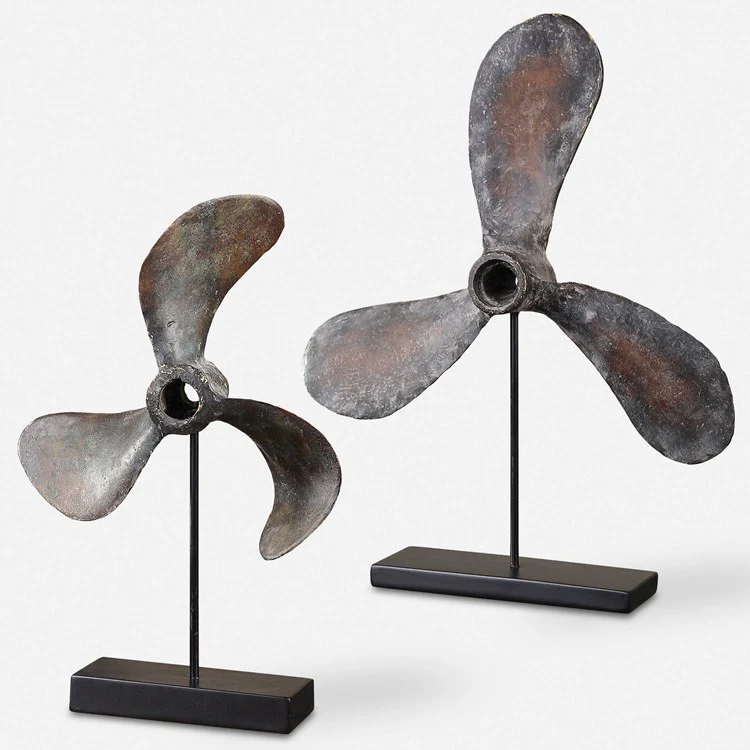 Uttermost Propellers Set of 2 Sculptures - Image 2