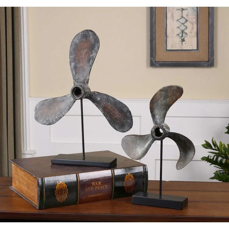 Uttermost Propellers Set of 2 Sculptures - Image 3