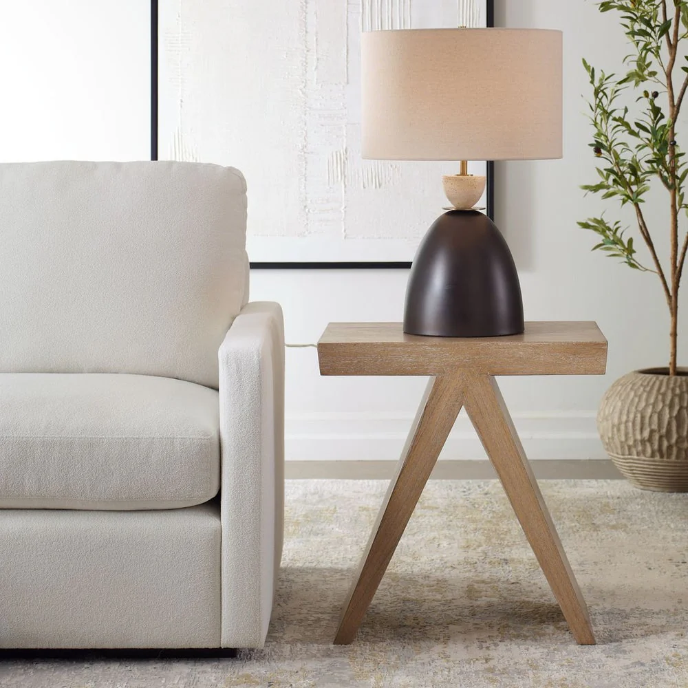 Uttermost Pruitt Mindi Wood Accent Table