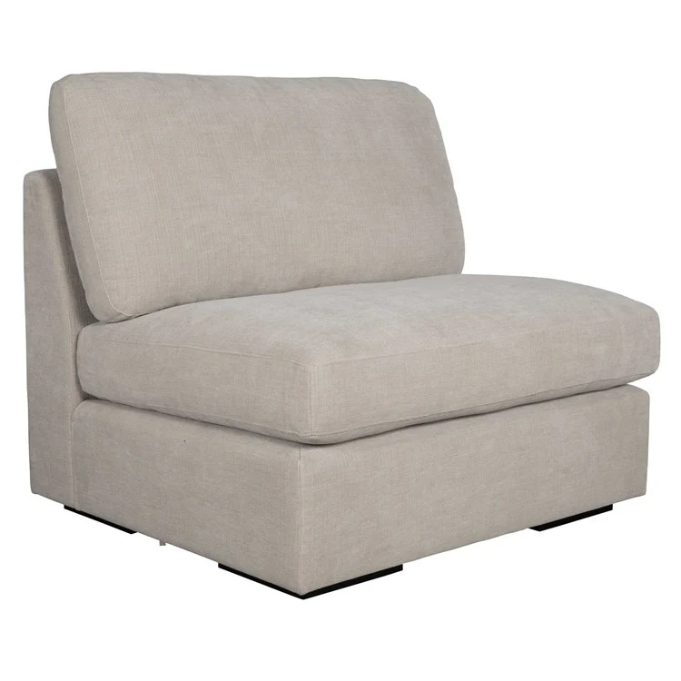 Uttermost Refuge Modular Armless Piece ~ Velvety Sand Performance Fabric