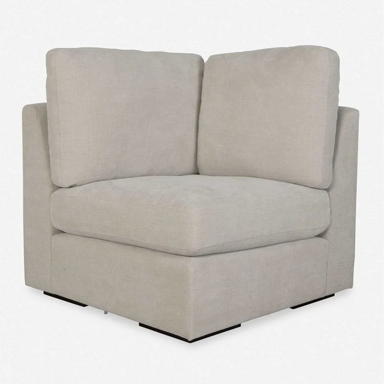 Uttermost Refuge Modular Corner Piece ~ Velvety Sand Performance Fabric