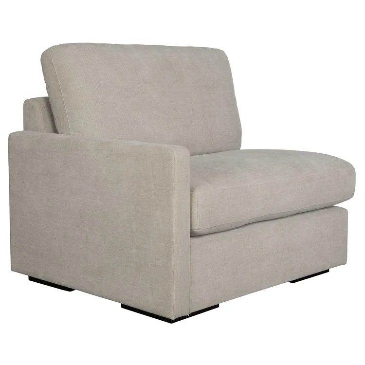 Uttermost Refuge Modular Left Arm Facing Piece ~ Velvety Sand Performance Fabric - Image 2