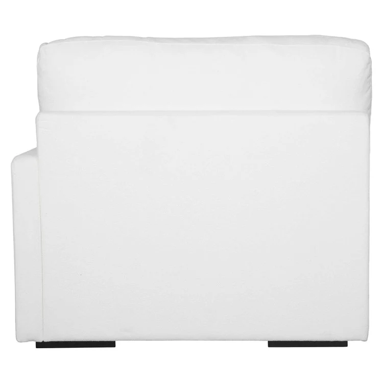 Uttermost Refuge Modular Right Arm Facing Piece ~ Ultra Plush Artic White Performance Fabric - Image 4