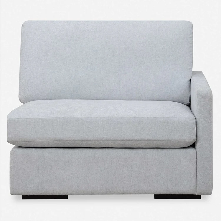 Uttermost Refuge Modular Sofa ~ Cloud Blue Performance Fabric - Image 6