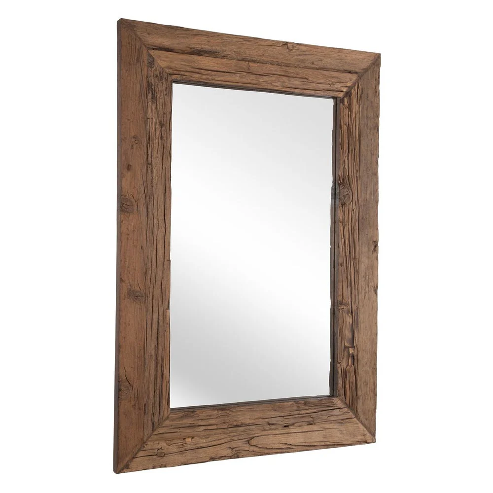 Uttermost Rennick Rustic Pine Wood Frame Large Mirror - Image 2