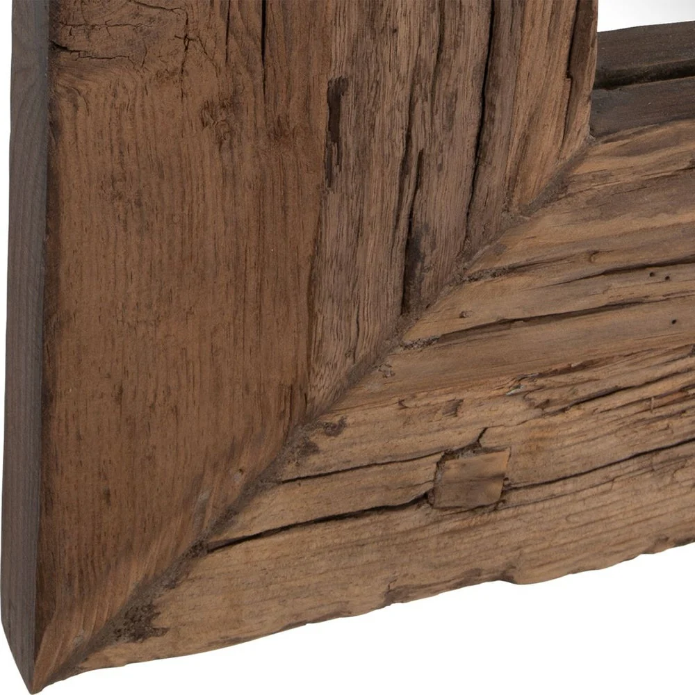 Uttermost Rennick Rustic Pine Wood Frame Large Mirror - Image 3