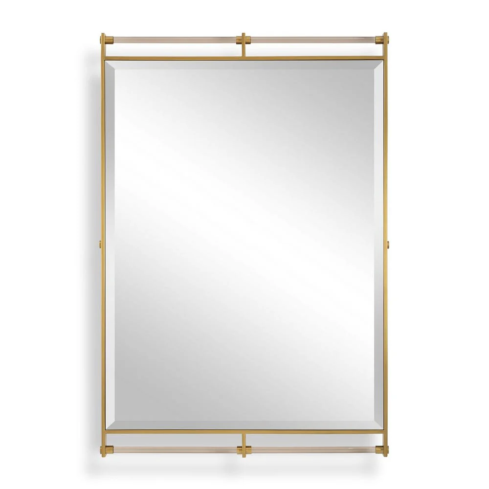 Uttermost Ripoll Plated Antique Brass Mirror - Image 3