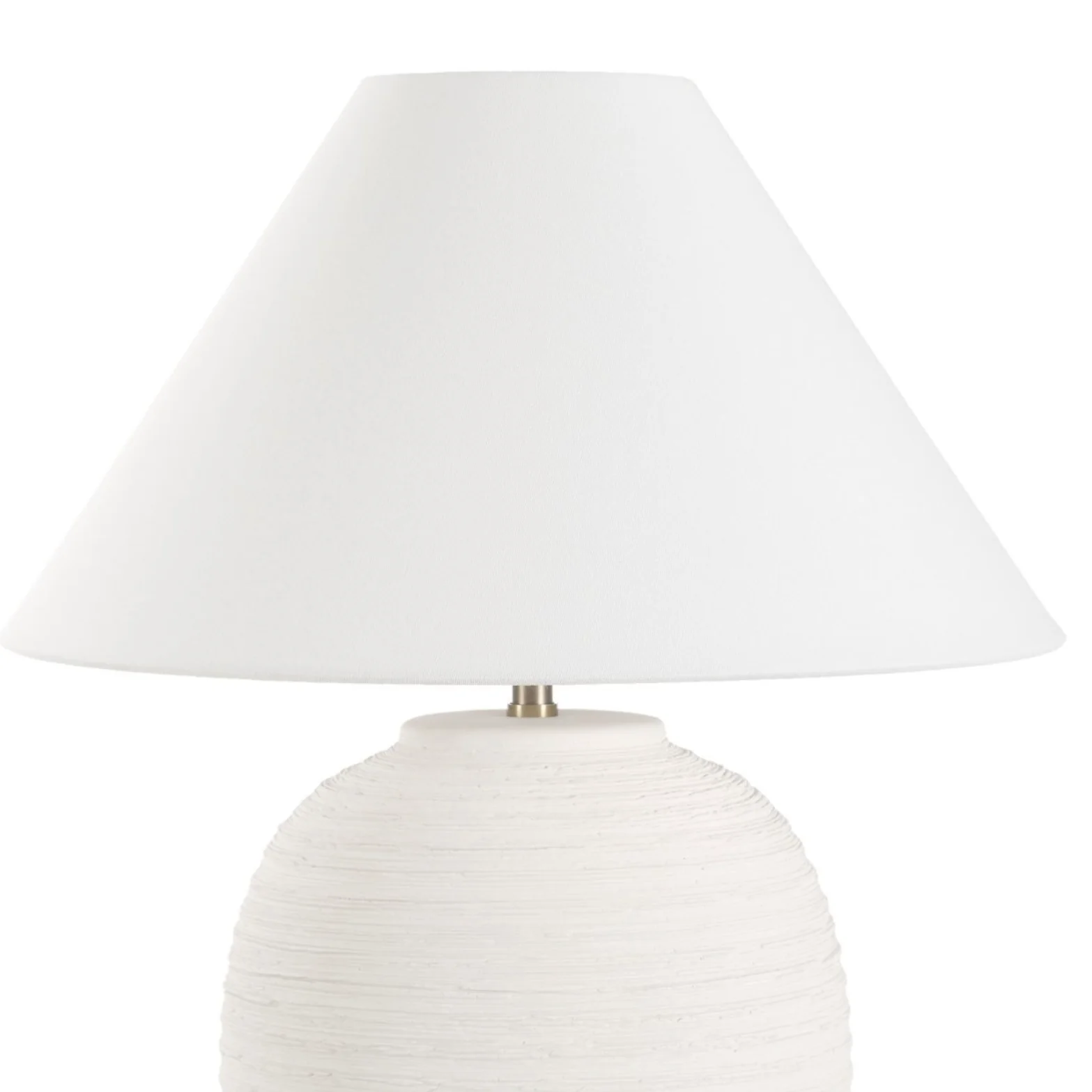 Uttermost Rocio Ceramic Smooth Matte White Table Lamp - Image 3