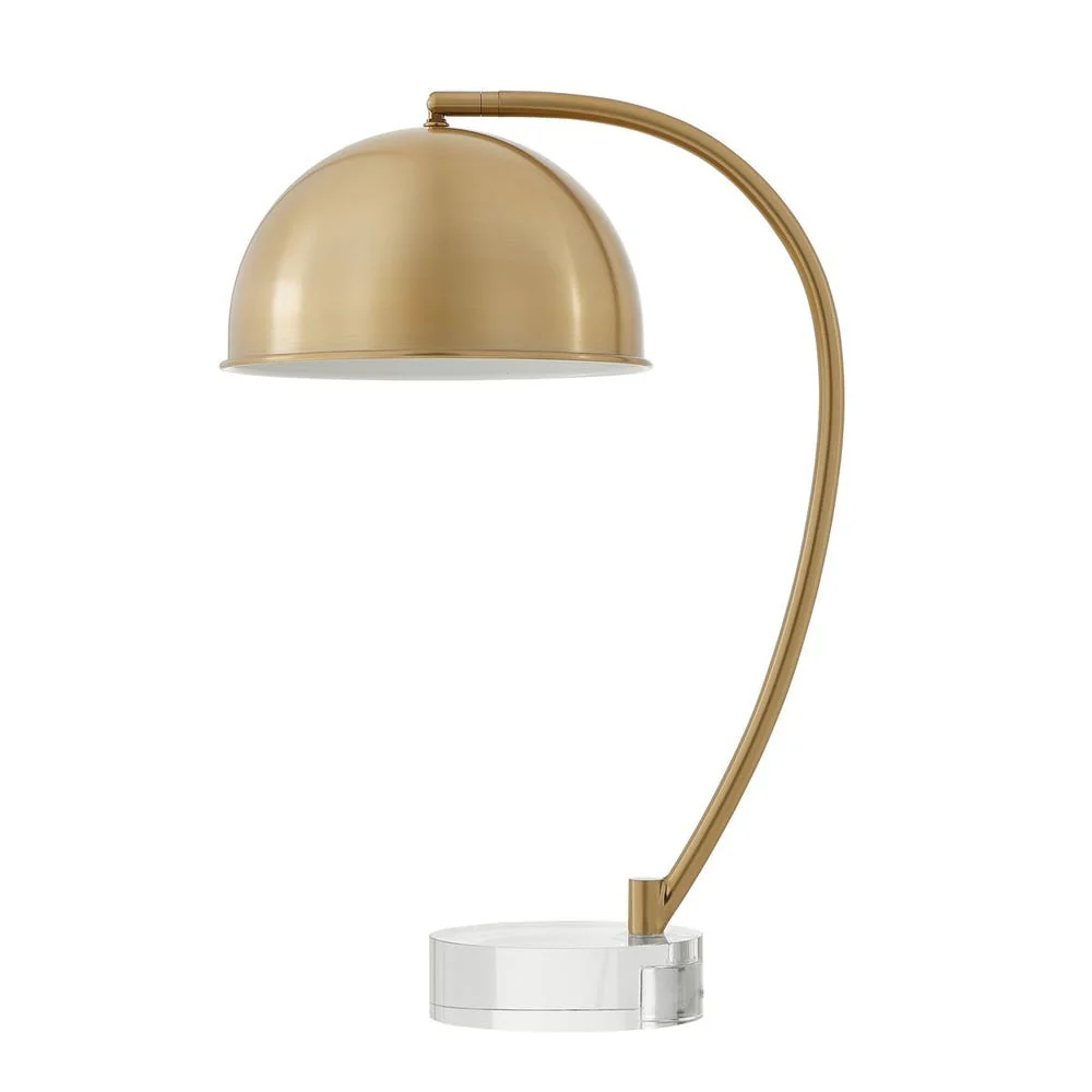 Uttermost Romani Antique Brass Desk Lamp - Image 5