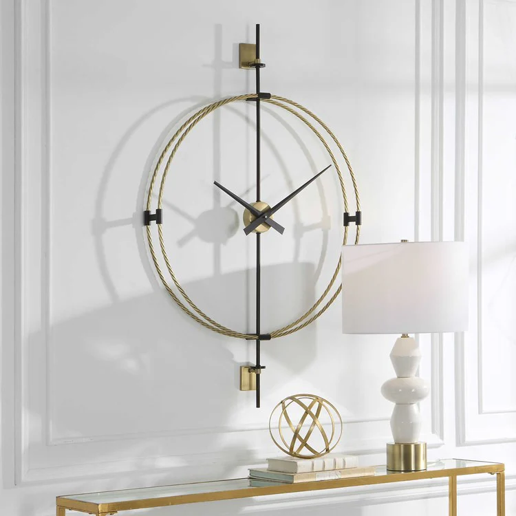 Uttermost Time Flies Contemporary Wall Clock - Image 3