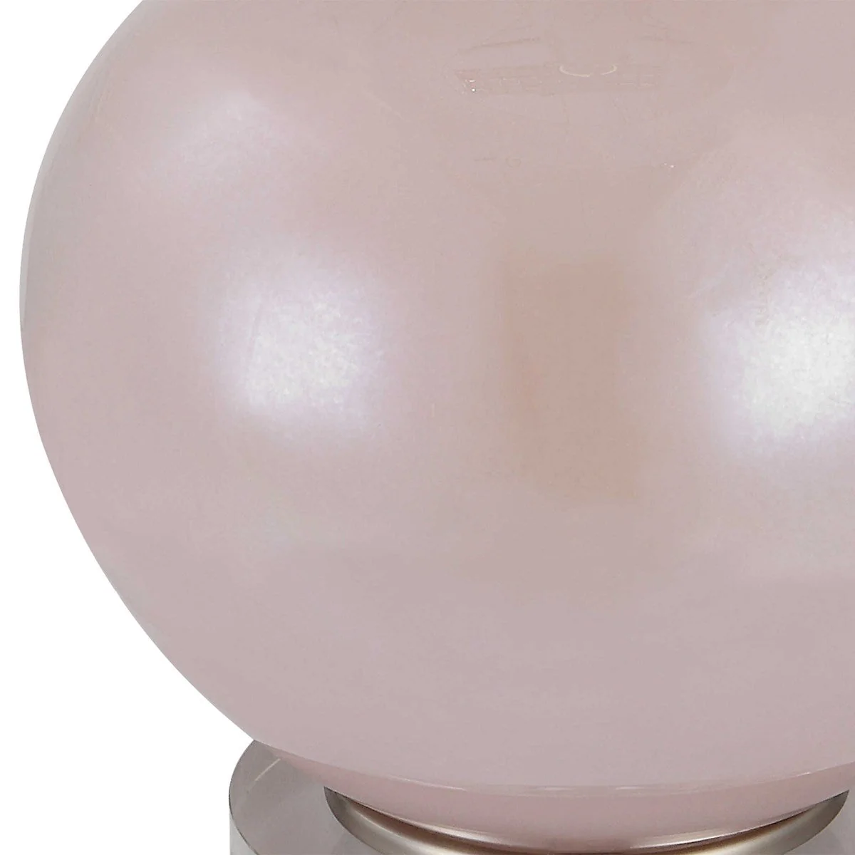 Uttermost Rosa Blush Pink Glass Table Lamp With White Shade - Image 6