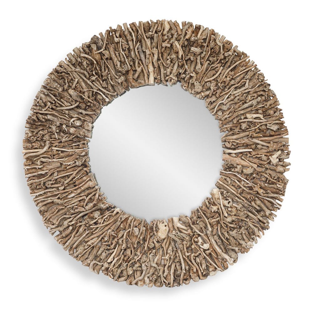 Uttermost Rossetti Interwoven Moringa Wood Branches Round Mirror - Image 2