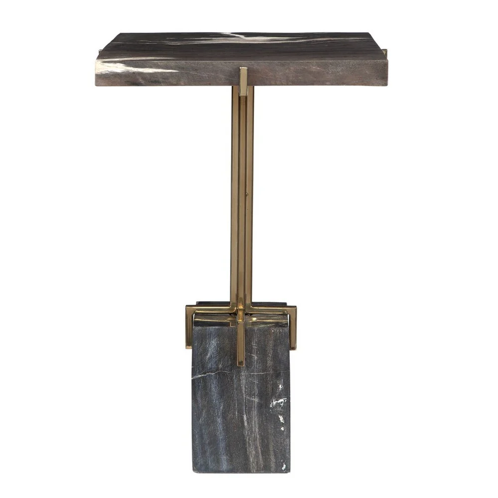 Uttermost Rowman Petrified Wood Accent Table - Image 3