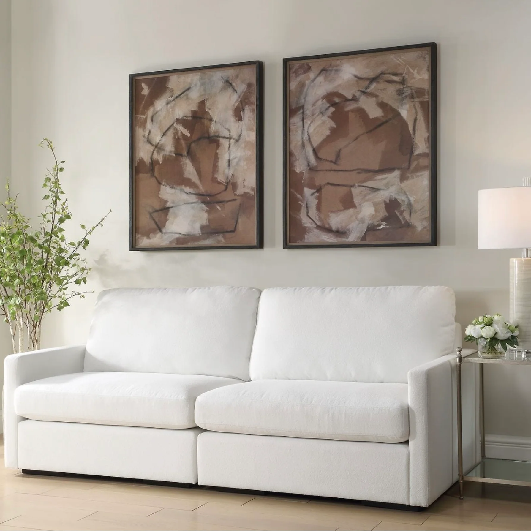 Uttermost Rush & Dash Framed Prints ~ Set Of 2