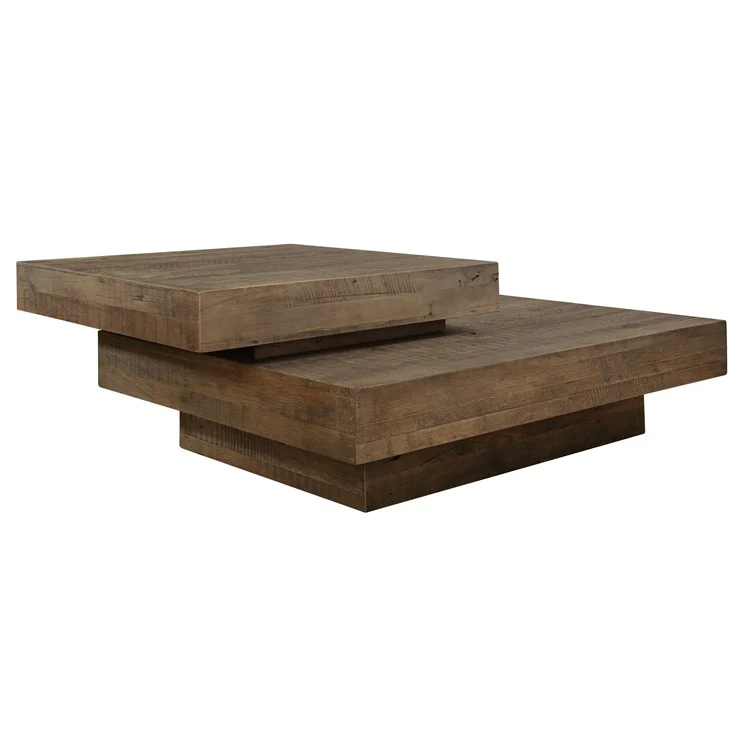 Uttermost Rustic Planes Reclaimed Wood Coffee Table - Image 7