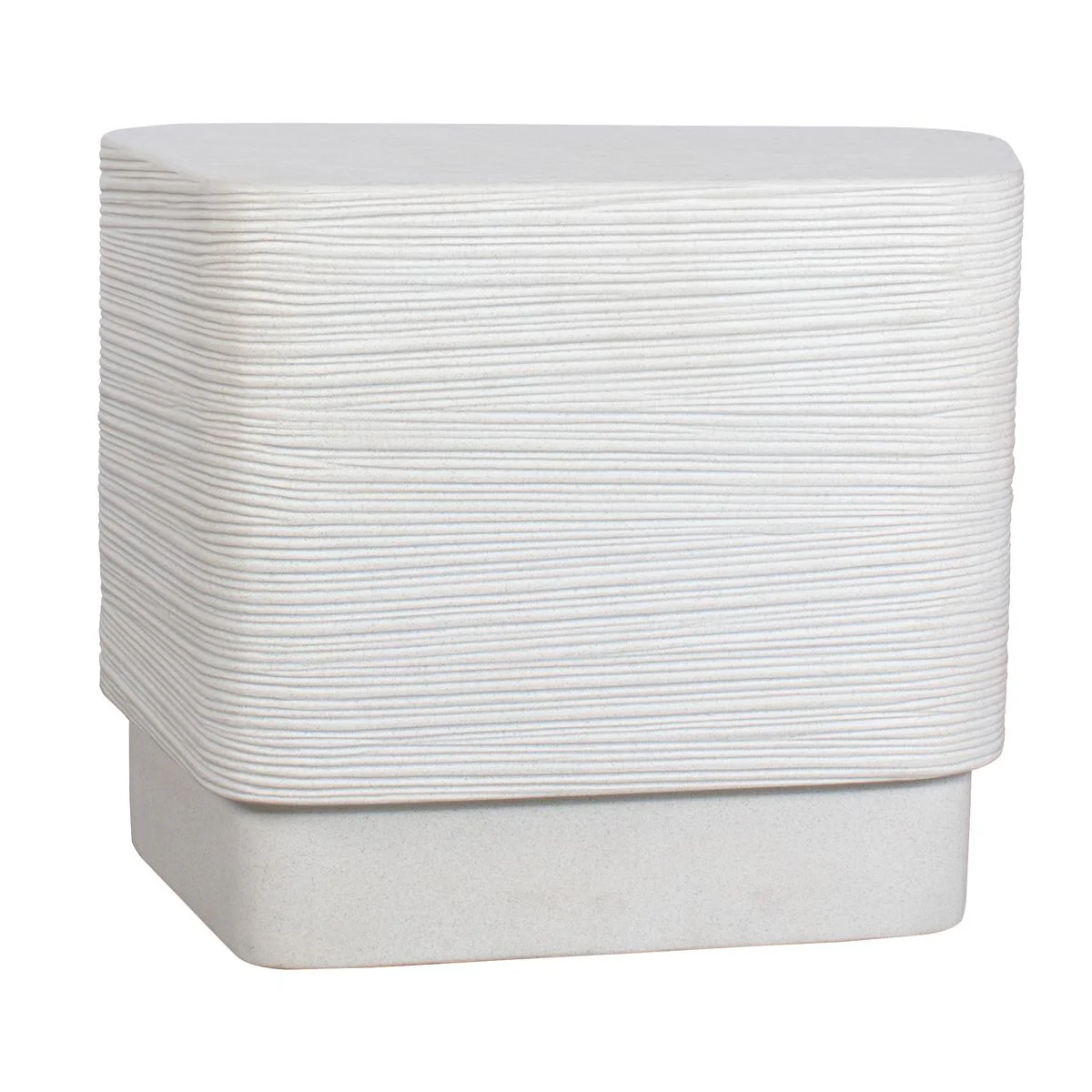 Uttermost Saltwater Concrete Side Table ~ Indoor And Outdoor Use - Image 5