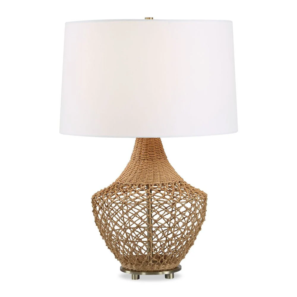 Uttermost Samori Hand Woven Rattan Table Lamp - Image 3