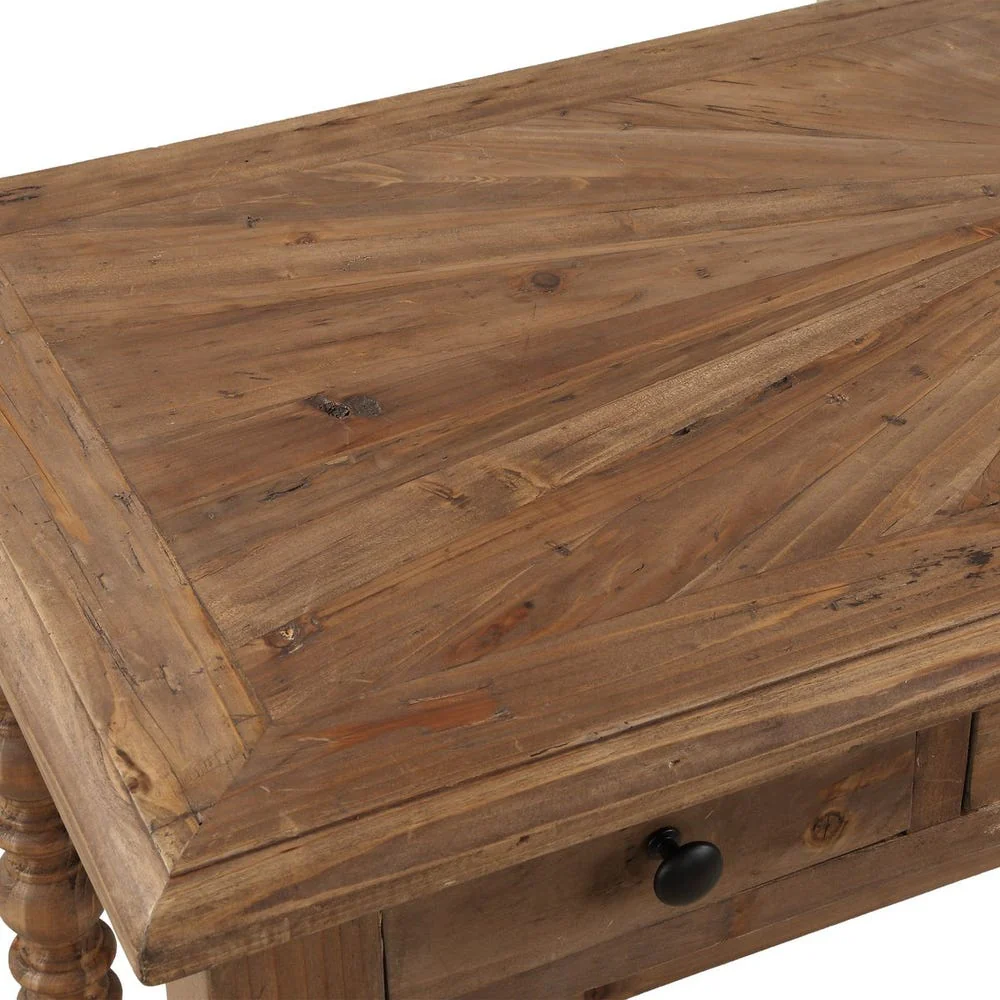 Uttermost Samuelle Sunburst Patterned Writing Desk - Image 11