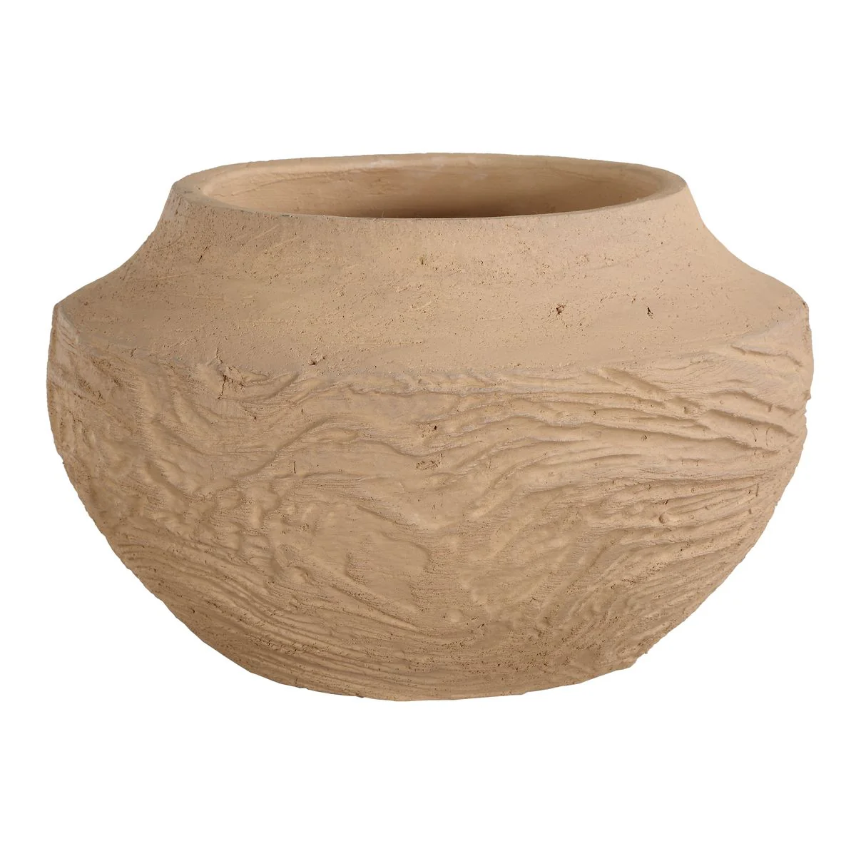 Uttermost Sandstone Flow Terracotta Round Vase - Image 4