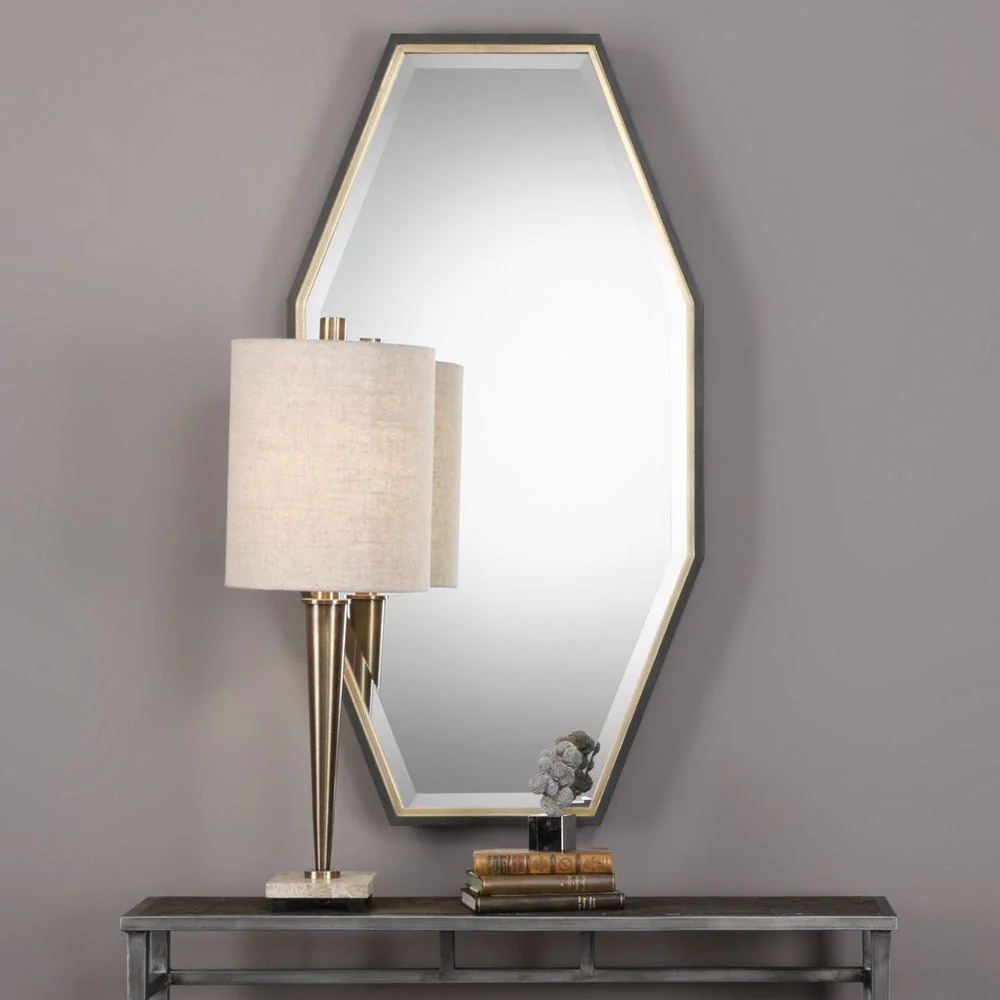 Uttermost Savion Dark Charcoal Mirror - Image 2