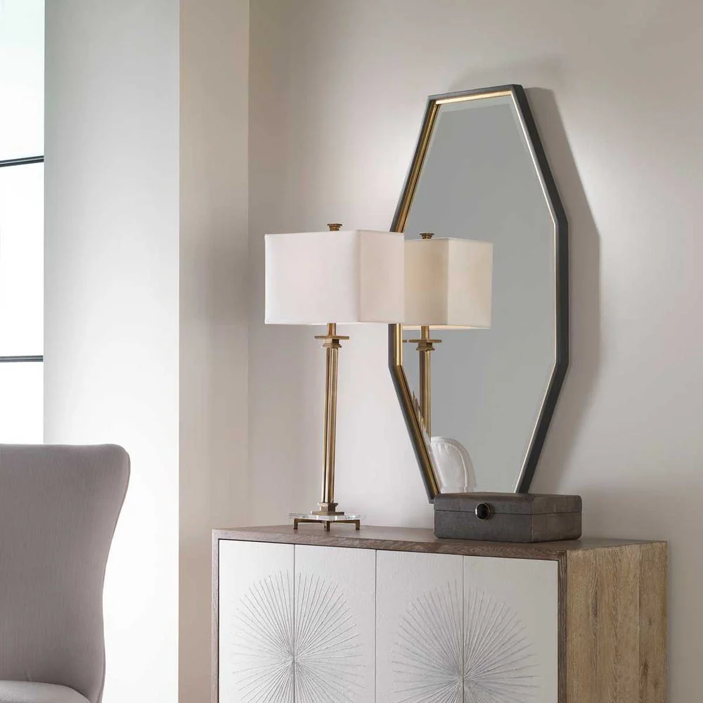Uttermost Savion Dark Charcoal Mirror - Image 3