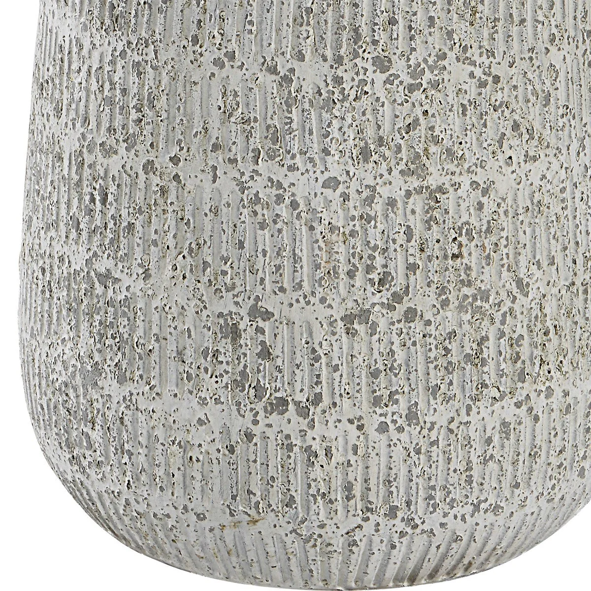 Uttermost Scouts Off-White Matte Glaze Ceramic Table Lamp With White Shade - Image 6