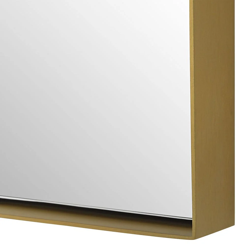 Uttermost Sidney Brushed Brass Arch Mirror - Image 4
