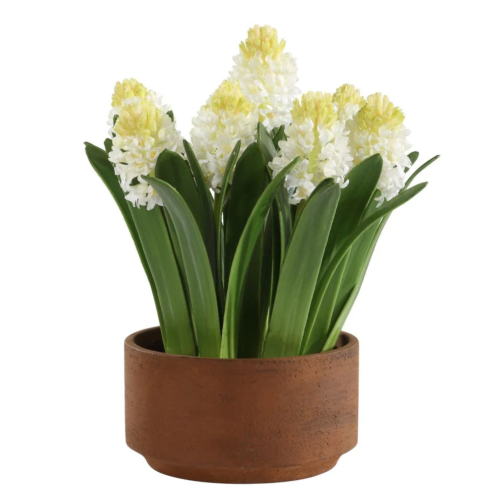 Uttermost Sincerity Potted Hyacinth in Terracotta Planter - Image 3