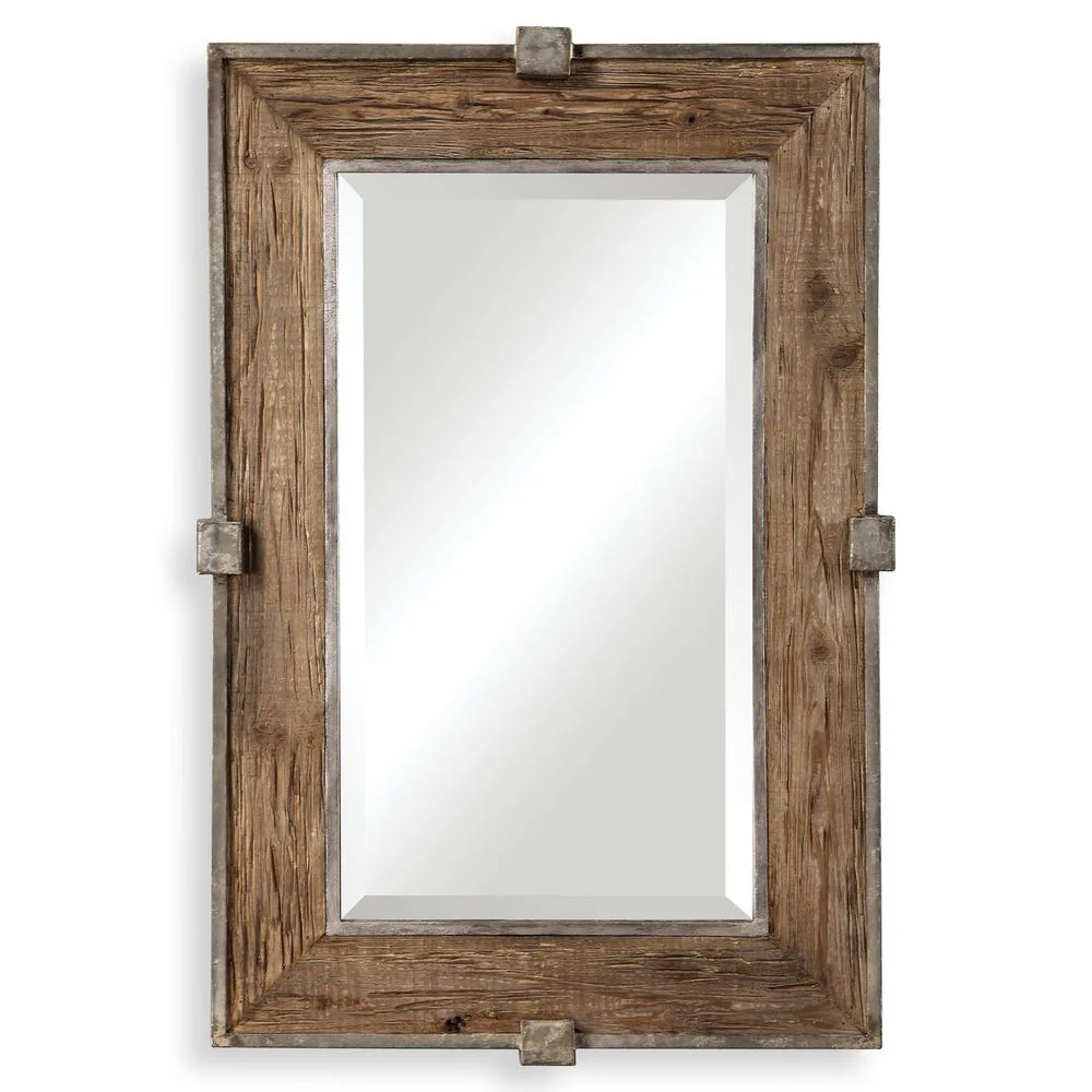 Uttermost Siringo Weathered Fir Wood Mirror - Image 4