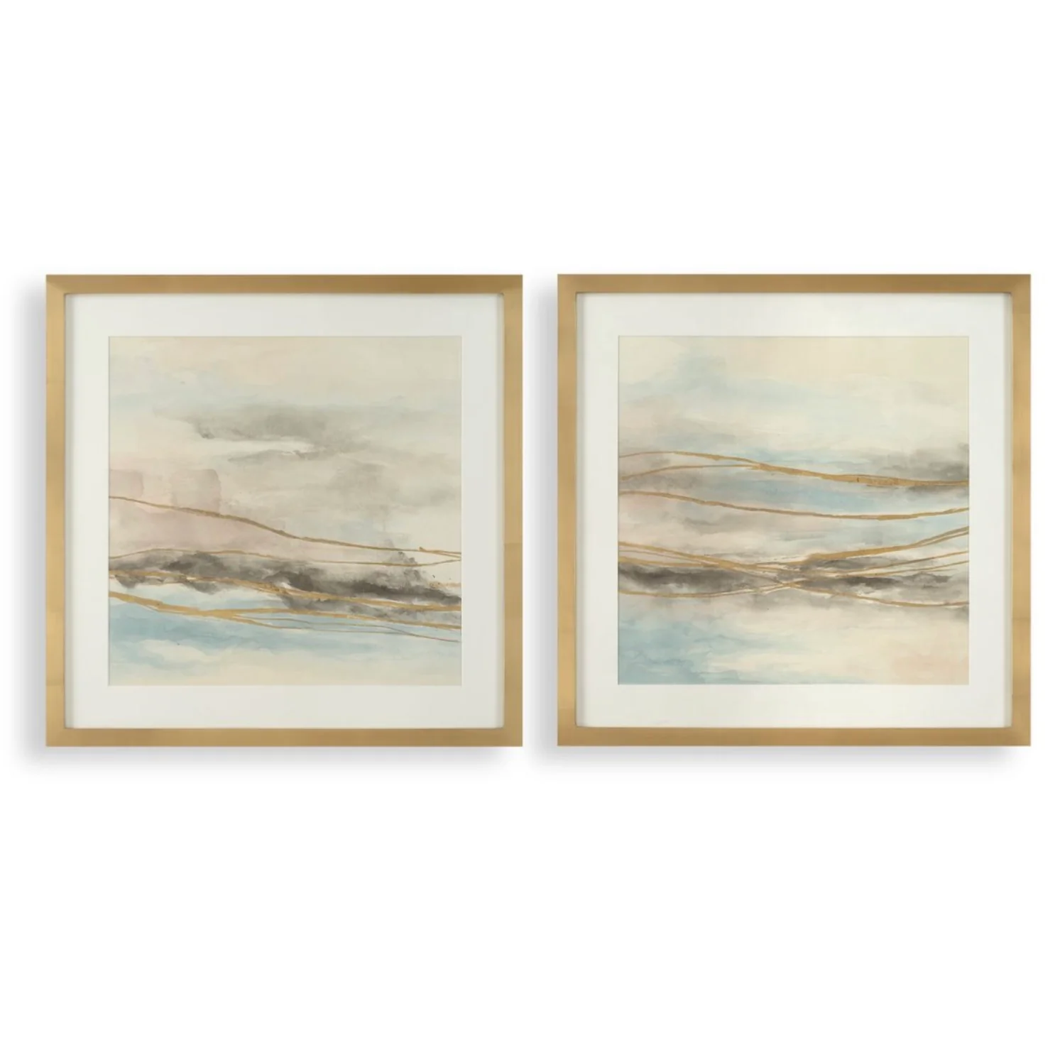Uttermost So Golden Framed Print ~ Set Of 2 - Image 6